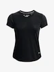 Dames T-shirt Under Armour  Streaker Jacquard Tee-BLK