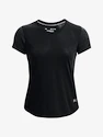 Dames T-shirt Under Armour  Streaker Jacquard Tee-BLK