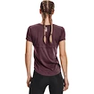 Dames T-shirt Under Armour  Streaker SS Ash Plum