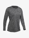 Dames T-shirt Under Armour  Tech LS Crew Twist-BLK