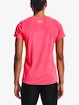 Dames T-shirt Under Armour  Tech SSC - Twist-PNK