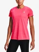 Dames T-shirt Under Armour  Tech SSC - Twist-PNK