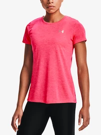 Dames T-shirt Under Armour Tech SSC - Twist-PNK