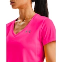 Dames T-shirt Under Armour  Tech SSV Solid Pink