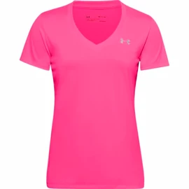 Dames T-shirt Under Armour Tech SSV Solid Pink