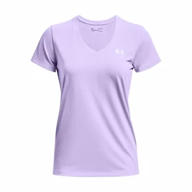 Dames T-shirt Under Armour Tech SSV - Solid-PPL