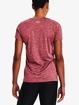 Dames T-shirt Under Armour  Tech SSV - Twist-PNK