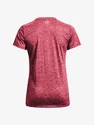 Dames T-shirt Under Armour  Tech SSV - Twist-PNK