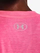 Dames T-shirt Under Armour  Tech SSV - Twist-PNK