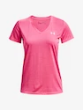 Dames T-shirt Under Armour  Tech SSV - Twist-PNK