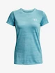 Dames T-shirt Under Armour  Tech Tiger SSC-BLU