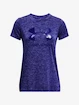 Dames T-shirt Under Armour  Tech Twist BL Gel SSC-BLU