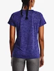 Dames T-shirt Under Armour  Tech Twist BL Gel SSC-BLU