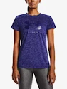 Dames T-shirt Under Armour  Tech Twist BL Gel SSC-BLU XS