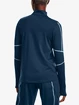 Dames T-shirt Under Armour  Train CW 1/2 Zip-BLU