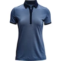 Dames T-shirt Under Armour  Zinger SS Novelty Polo Mineral Blue XS