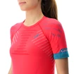 Dames T-shirt UYN  RUNNING ULTRA1 OW SHIRT rose red