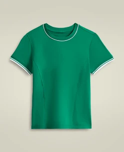 Dames T-shirt Wilson  W Team Seamless Tee Courtside Green