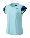 Dames T-shirt Yonex  Women's Crew Neck Shirt 20754 Cyan XS