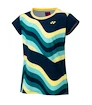 Dames T-shirt Yonex  Women's Crew Neck Shirt 20755 Indigo Marine XL