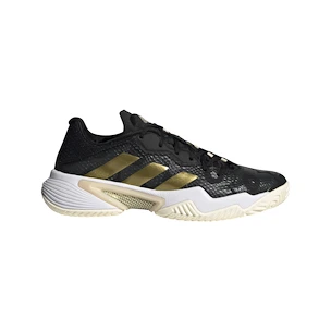 Dames tennisschoenen adidas Barricade W Core Black/Gold Met/Carbon