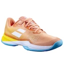 Dames tennisschoenen Babolat Jet Mach 3 AC Women Coral/Gold Fusion