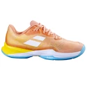 Dames tennisschoenen Babolat Jet Mach 3 AC Women Coral/Gold Fusion