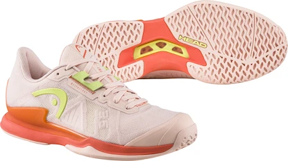 Dames tennisschoenen Head Sprint Pro 3.5 AC Salmon/Lime