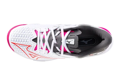 Dames tennisschoenen Mizuno Wave Exceed TOUR 6 CC White/Radiant Red/Quiet Shade