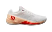 Dames tennisschoenen Wilson Rush Pro 4.0 W Clay White/Peach Parfait  EUR 41 1/3