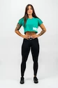 Dames top Nebbia POWERHOUSE Oversized Crop Top green