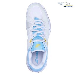 Dames zaalschoenen Babolat  Shadow Spirit Women White/Light Blue