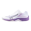 Dames zaalschoenen Mizuno  Thunder Blade Z White/Patrician Purple/Quince