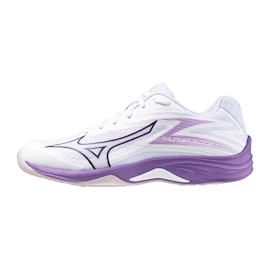 Dames zaalschoenen Mizuno Thunder Blade Z White/Patrician Purple/Quince