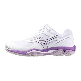 Dames zaalschoenen Mizuno Wave Phantom 3 White/Patrician Purple/Quince