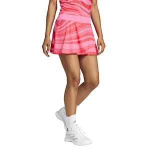 Damesrok adidas  Club Graphic Skirt Lucid Pink M