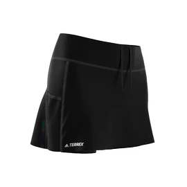 Damesrok adidas  W Agravic Skort BLACK/WHITE