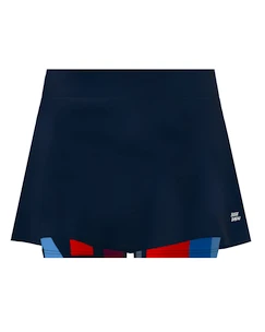 Damesrok BIDI BADU  New York 2024 Printed Wavy Skort Dark Blue/Red