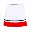 Damesrok Fila  Skort Sabine White/Fila Red