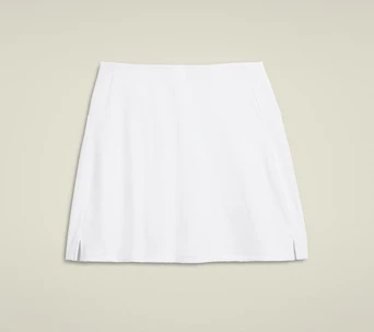 Damesrok Wilson  W Team Flat Front Skirt Bright White