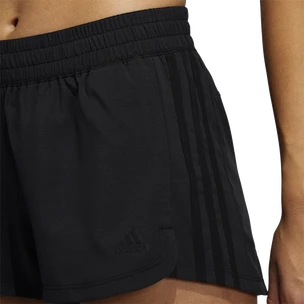 Damesshort adidas  Pacer 3-Stripes Woven Heather Shorts Black L