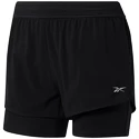 Damesshort Reebok  Epic 2in1 Run black