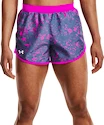 Damesshort Under Armour  Fly By 2.0 Printed Short Mineral Blue