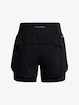 Damesshort Under Armour  RUN STAMINA 2IN1 SHORT-BLK