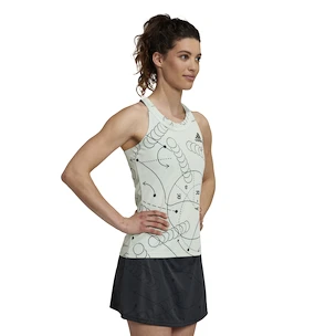 Damestop adidas  Club Graphic Tank Linen Green