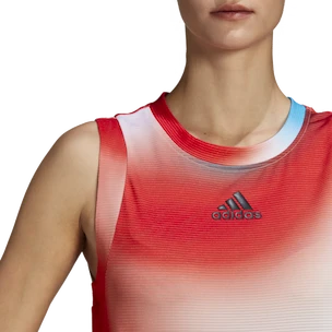 Damestop adidas  Melbourne Printed Match Tank White/Red/Blue