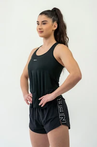 Damestop Nebbia  FIT Activewear Tank Top “Airy” with Reflective Logo black