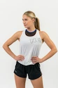 Damestop Nebbia  FIT Activewear Tank Top “Airy” with Reflective Logo white L