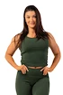 Damestop Nebbia  Organic Cotton Ribbed Tank Top 414 dark green