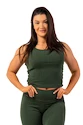 Damestop Nebbia  Organic Cotton Ribbed Tank Top 414 dark green S